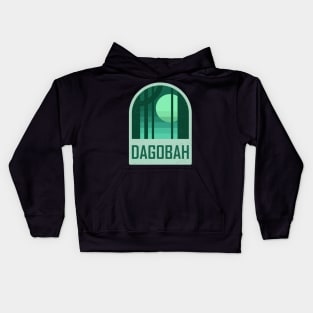 Dagobah - Geometric and minimalist series Kids Hoodie